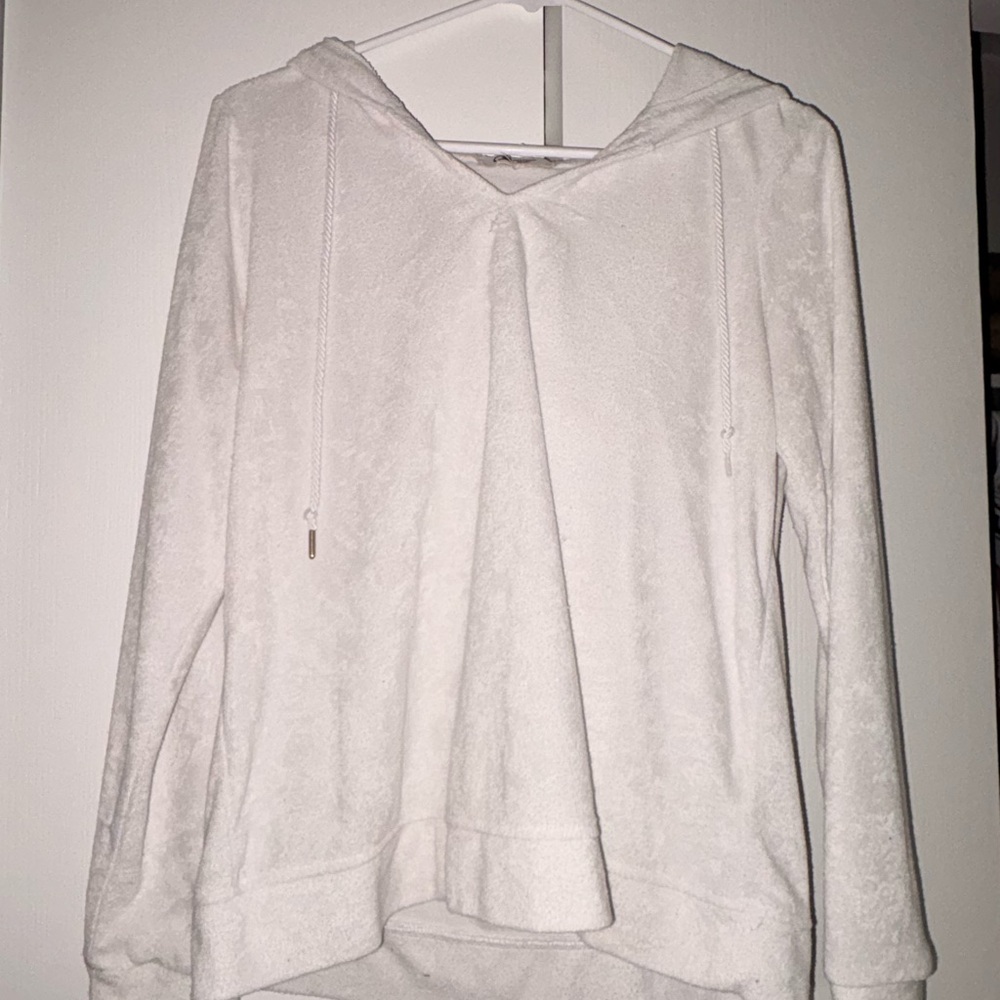 Cable & Gauge Cream Hooded Sweatshirt